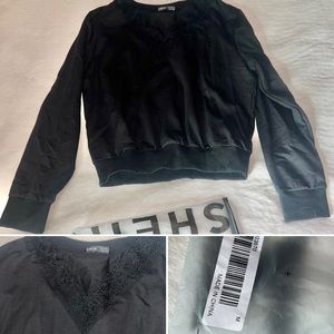 New long sleeve top Witt lace detail